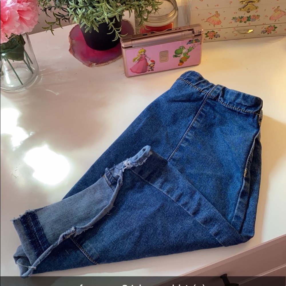 jean skirt